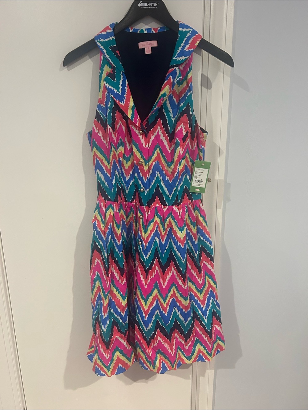NWT Lilly Pulitzer Sherlynn Multi Pink Blue Green Print Dress